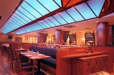 Futronix Enviroscene dimmer shown operating the lights in a restaurant.