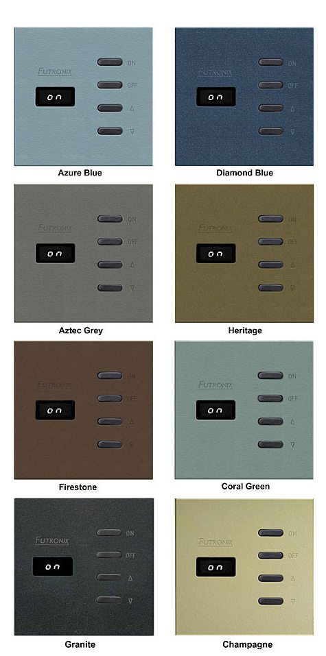 Sahara switch panel colour selection
