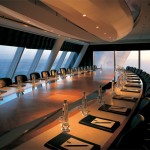 Dimmers shown controlling the conference room lighting at the Burj Al Arab.