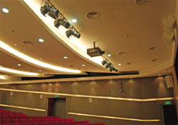 Singapore LTA academy auditorium lighting system