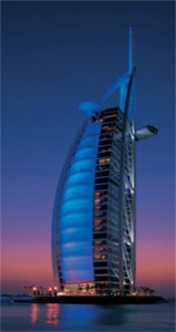 Dimmers control the night time lighting at the Burj Al Arab.