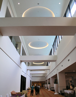 Pre-function overhead lighting area