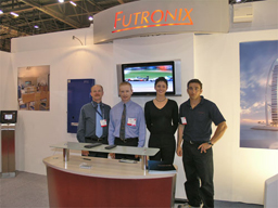 Futronix IoT exhibition staff