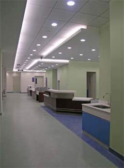Lighting controls for a hospital nurse station