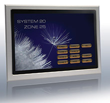 Home-Icon touchscreen for Futronix dimmers and lighting control