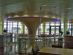 Lighting dimmer in the bar area at the RNLI training college