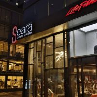 External lighting Seara sports equipment retail outlet