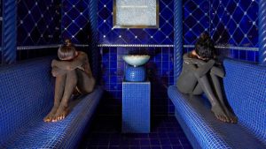 Steam room lighting controlled by Futronix dimmers at Chateau D Spa