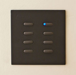 Futronix charcoal dimmer switch operates the lighting