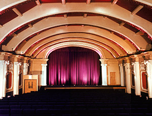 Dimmers control the auditorium lighting for this London, multiplex art cinema