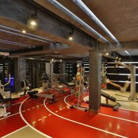 Dimmer controlled lighting system at Seara sports equipment showroom