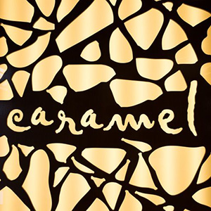 Caramel London Restaurant, Lounge & Bar backlit logo